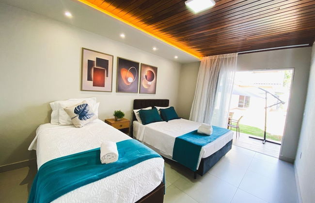 Casa com piscina 5 suites 1 quarto e AC - Foto 4