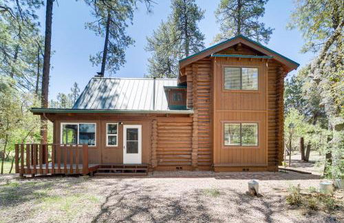 Covered Deck, Private Acreage Log Cabin in Pine - Foto 25