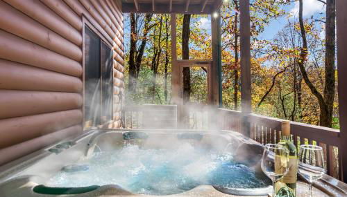 Log Cabin, Lake, Hot Tub, Near Wineries & Hiking - Foto 3