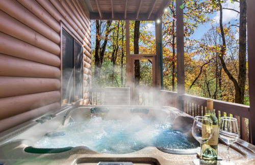 Log Cabin, Lake, Hot Tub, Near Wineries & Hiking - Foto 3