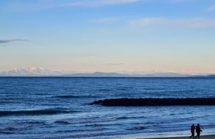 Mobil-home sur terrain privé bord de mer, parking privé - Foto 7