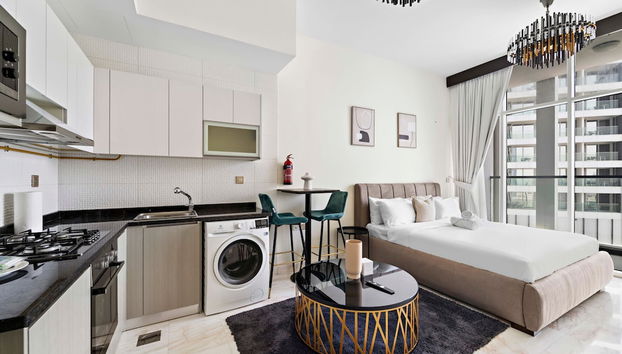 Amazing Studio With Burj Khalifa View - Foto 4, Habitación