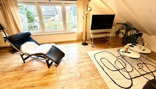 Rooftop Lounge Apartment 7 - Stilvoll wohnen nahe der Uniklinik Homburg - Photo 4