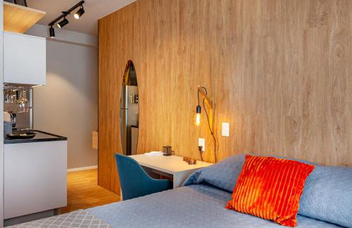 Studio Moderno com Piscina e Academia completa na Cobertura excelente espaço de Coworking Próximo ao Aeroporto de Congonhas e SP Expo - Foto 16