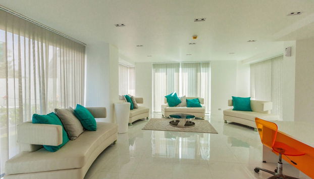 Zona de estar del vestíbulo