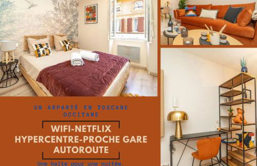 L'Aparté T2 Relax & Cosy en Toscane occitane-Gaillac hypercentre - Foto 1