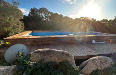 Roulotte individuelle dans le maquis Corse - Foto 24