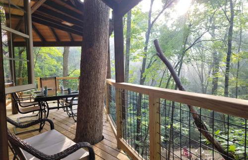 Magical Treehouse Romantic Hot Tub and Sauna - Foto 18