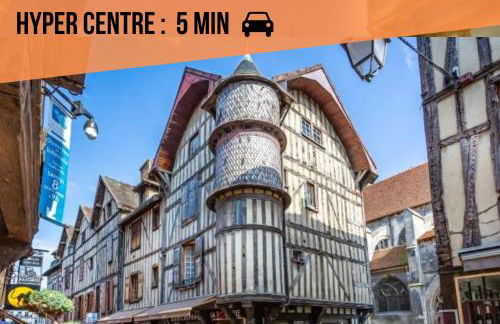 Le Relax - Maison climatisée avec terrasse - Troyes - Foto 27