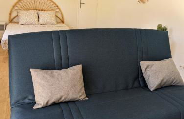 bas-de-villa cosy à 200m de la plage de Fabregas - terrasse privative - Foto 3