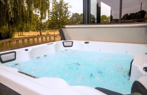 Grand Gîte Le Saule en Scie - 3 étoiles - Spa chauffé, 12 à 14 pers, jardin clos, 30 mn PuyduFou - Foto 45