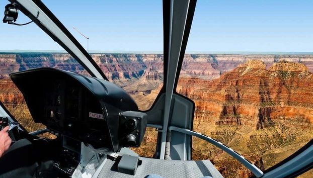 Sobrevoando o deserto do Arizona