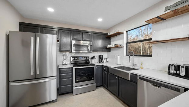 Mountain Views Hot Tub Close to PF Gsmnp - Foto 4, Habitación