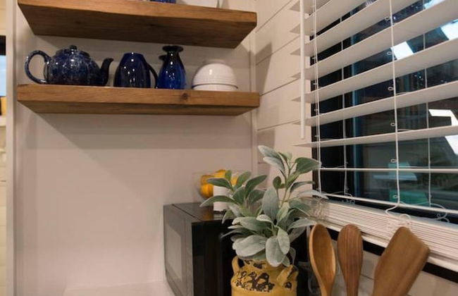 Yellow Blue Elegant Container Tiny House - Foto 19