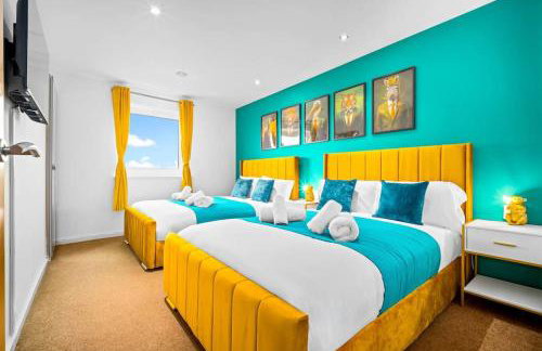 Spacious 2 Bed Apt B'ham CC with parking Sleeps 7 - Foto 4