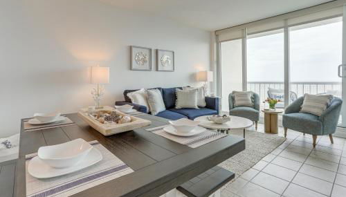 Pool and Beach Access Oceanfront Galveston Condo - Foto 4