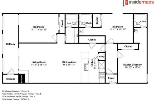 Great 3 Bedroom Condo with Washer and Dryer! - Foto 30