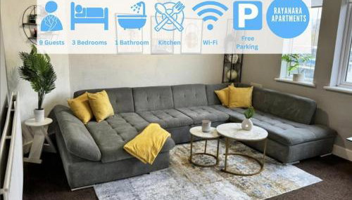 Sleeps 8 3 BED Parking NEC JLR NIA Airport - Foto 1