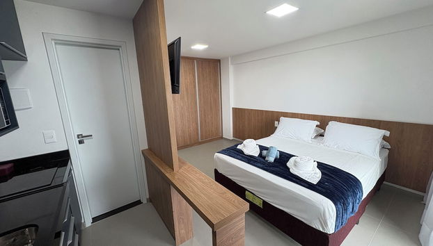 Studio com vista Mar em Maceió – Max Rev - Foto 5, Quarto