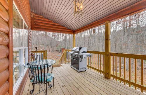 Greenbrier River On-Site! Modern-Rustic Log Cabin - Foto 3