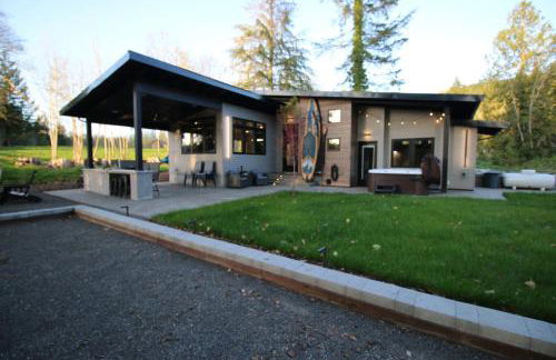 Luxe Lake Cabin Hot tub Grill Firepit EV charger - Foto 15