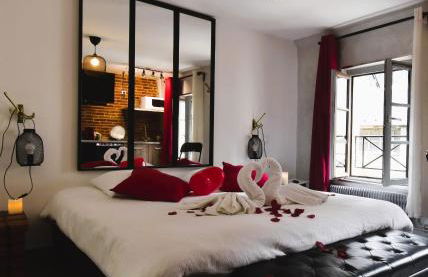 Appartement jacuzzi privatif : Urban Love - Foto 10