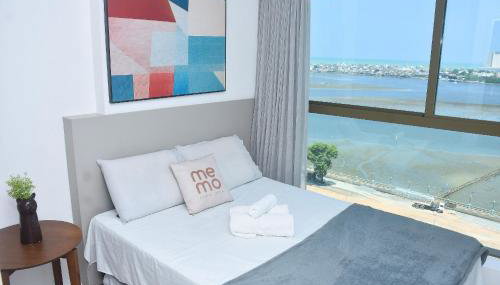 Vista mar - Flat Parque do Cais 1211 - Foto 4