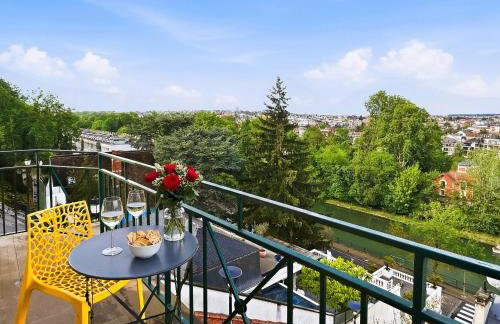 Maison familiale, vue panoramique, bord de Marne - Foto 1