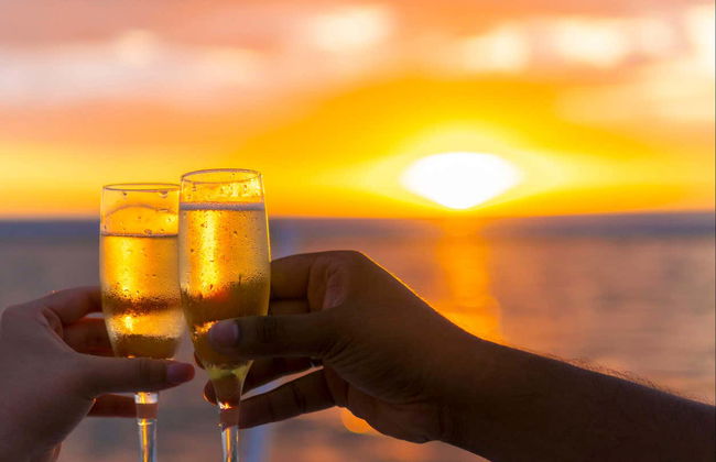 Balade en catamaran au coucher du soleil avec dîner - Foto 5