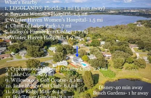 Stylish Lake home with HUGE POOL, Arcade with PS5,and Theater Just 5 min from Legoland - Foto 1