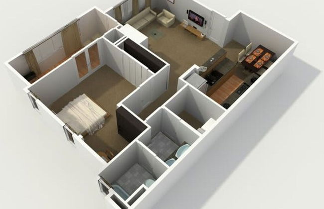 New Luxurious 1BR Apartment Heated Pool Spa Sauna - Photo 16