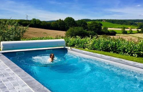 Magnifique longère du Perche avec vue panoramique et piscine pour 9 personnes - Foto 33