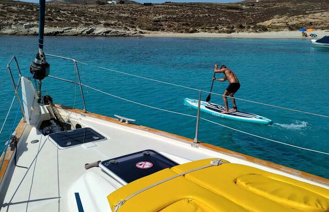 Pequeno grupo, nadar em Rhenia, ver o pôr do sol fm LVenice, freetrans - Foto 6