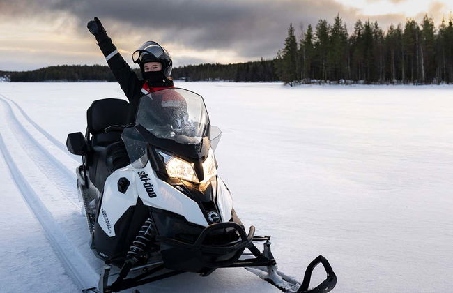 Aventura de moto de neve por Rovaniemi - Foto 3