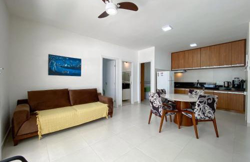 Apto Térreo com 2 quartos (ambos com ar split), sendo 1 suíte, internet privativa 300MBPS, no Residencial Vila Regina, condominio com piscina e área gourmet bem próximo a praia de Taperapuã - Foto 48