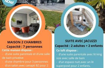 EMLAVIE - Maison familiale OU Loft SPA - à 3km Futuroscope - Foto 1