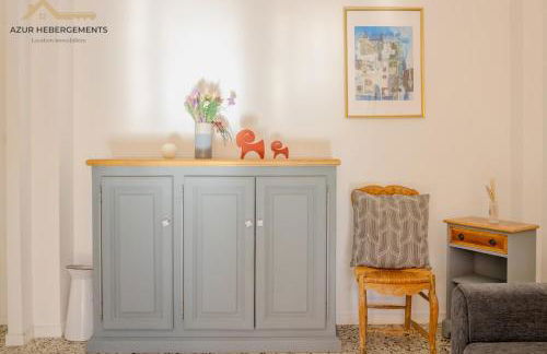 Cagnes Centre 4 pers, terrasse parking - Foto 15