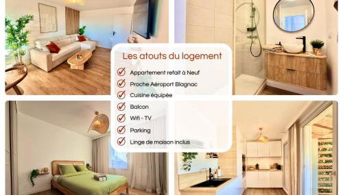 " Cocon Toulousain " Aéroport - Wifi - Parking - Foto 2