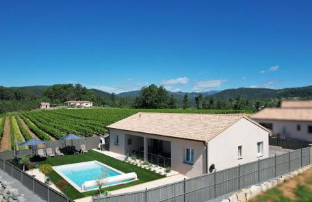 En Ardèche Villa de vacances l'Olympe climatisée avec sa piscine privée et chauffée - Foto 12