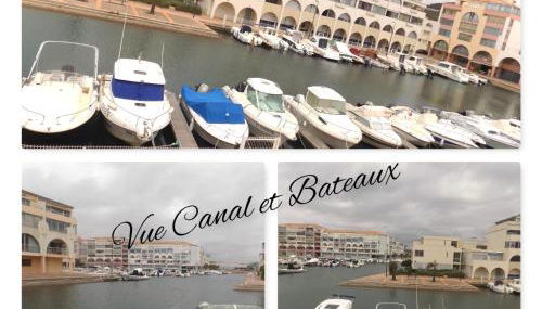 Wi Fi,vue marina ,parking ,plage à pied - Foto 3