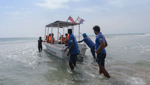 Si salpa verso Pigeon Island