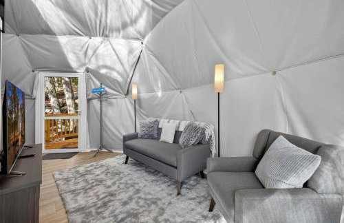Glamping dome w fire pit & BBQ stargazing - Foto 11
