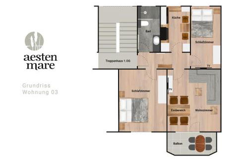 Aesten Mare Kühlungsborn Apartment 2 - Foto 21