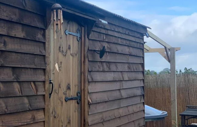 Cute and Cosy Shepard hut With Wood Fuel hot tub - Foto 54