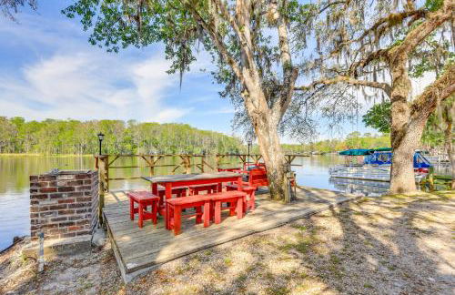 Dock and Fire Pit Scenic Studio on Suwannee River! - Foto 2