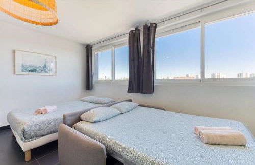 escale-marne fr - City Loft with rooftop view - M8 Tour Eiffel - Parking Gratuit - AC - Climatisation - Free Luggage Storage - Consigne à Bagages Gratuite - 201 - Foto 15