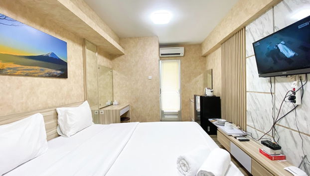 Minimalist Studio (No Kitchen) At Green Bay Pluit Apartment - Foto 4, Habitación