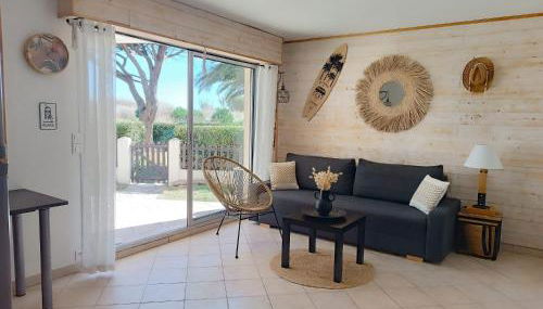 LES CAPITELLES 5 - Accès direct à la plage depuis le jardin - T2 avec cabine - 6 pers - jardin - Piscine - parking - Photo 1