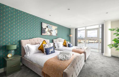 Stunning Thames View 2-Bedroom Apartment 2 Baths & 2 Balconies Sleeps 6 - Foto 48