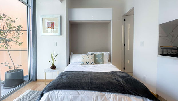 w Awesome Loft w Perfect View in Roma Norte - Foto 3, Habitación